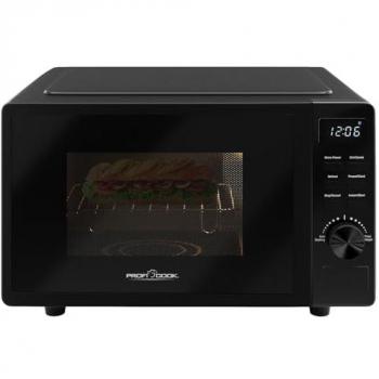 Microondas ProfiCook PC-MWG 1278 Negro 700 W con Grill y Función Temporizador