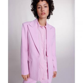 Maje Tailored Women's Blazer with Button Closure