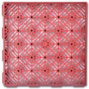 vidaXL Baldosa de Jardín Azulejos de Suelo Material de Plástico 29 x 29 cm 24 Piezas