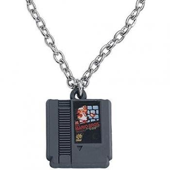 Super Mario Necklaces Nintendo - Cartridge Necklace Silver