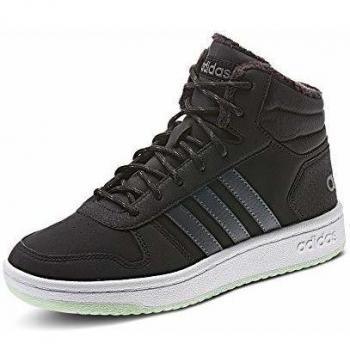 adidas - Tenis deportivos Hoops Mid 2.0 unisex para niños, color blanco, 32 UE, color, talla 30 EU