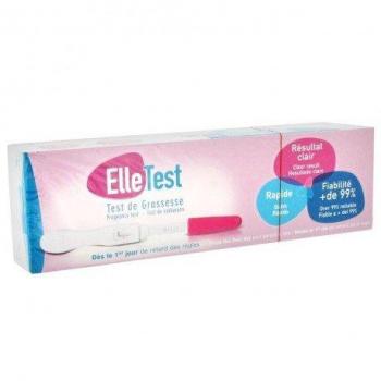 Test de Grossesse ElleTest - 1 unidad, fiable, rápido y fácil de usar