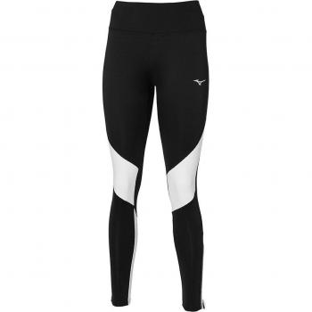 Mizuno Mallas de mujer Warmalite larga blanco negro - M