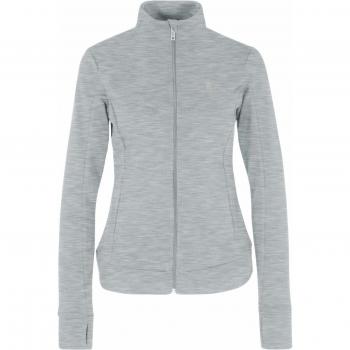 Fila Women's Gray Polyester Zip-Through Sweater - Size L