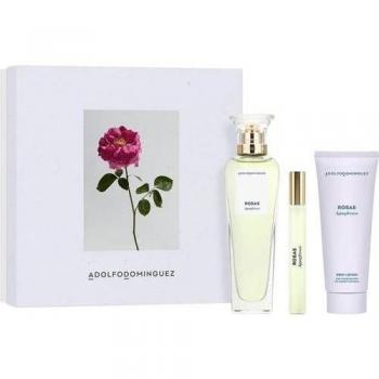 Adolfo Dominguez Fresh Water of Roses Eau de Toilette Gift Set 120ml (3 Pieces)