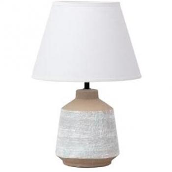 Lámpara de Mesa Porcelana 30x30x44 Cm - Diseño Moderno y Elegante