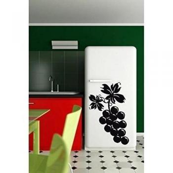 Pegatinas de Racimo de uvas, plata, L 100cm x H 150cm