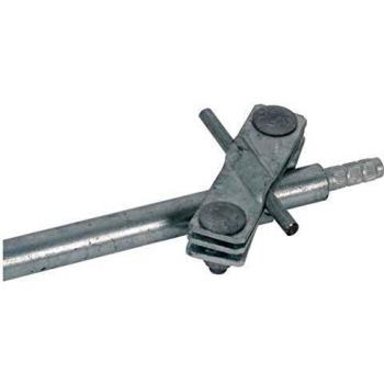 Dehn Connection Clamp for Earth Rods 25mm, St/tZn, 18 kA