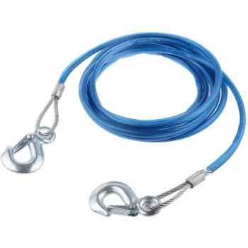 4 M de Cable de Remolque del Coche Ganchos de La Correa de Remolque Cable de Tracción de Alta Resistencia de 3 Toneladas