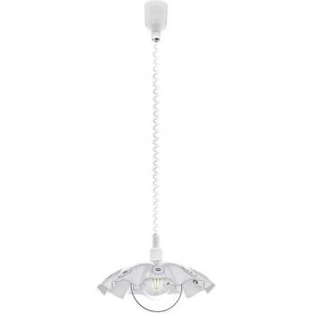 Lámpara Colgante Eglo Vetro Blanco 1 Bombilla E27 41,5cm