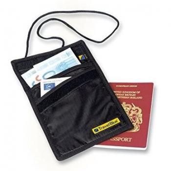 Travel Blue Billetero Portadocumentos. Protección RFID, Negro