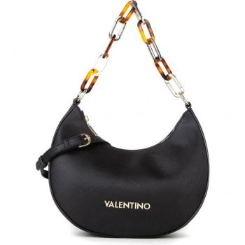 Valentino by Mario Valentino Bercy Crossbody Bag VBS7LM01 Nero, Handbag, Female, Black, Size: One Size, Black Shoulder Bag with Chain Strap