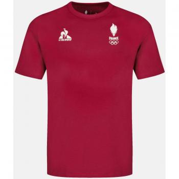 Le Coq Sportif Paris 2024 Kids T-Shirt - Red