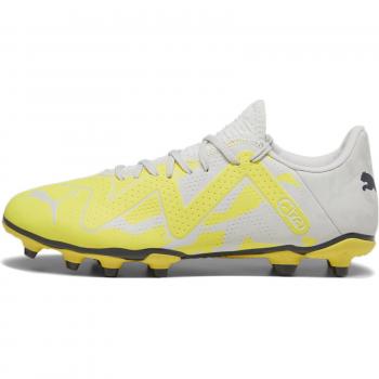 Puma Botas de Fútbol Future Play FG/AG Unisex Adulto Sedate Gray-Asphalt-Yellow Blaze 45 EU