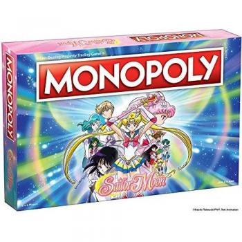 Juego de Mesa Monopoly Sailor Moon - Juego de Estrategia, 2 a 6 Jugadores, Edad Recomendada: 8+, Incluye Tablero Personalizado, Fichas Temáticas, Dinero y Tarjetas Especiales