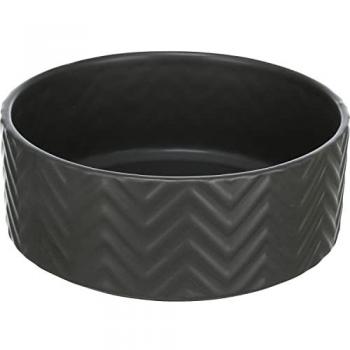 Comedero de Cerámica Negra Trixie 0.9L / 16cm
