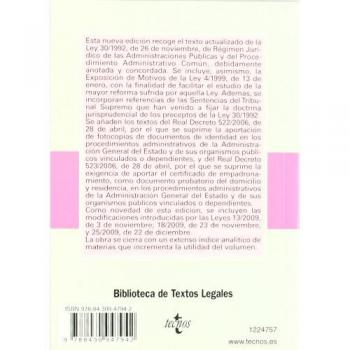 Ley de Régimen Jurídico de las Administraciones Públicas y del Procedimiento Administrativo Común