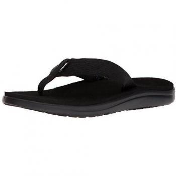Teva Voya Flip Men's Lightweight Comfortable Black Thong Sandal Size 43
