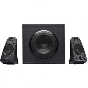 Logitech Z623 THX 2.1 Sistema de Altavoces con Subwoofer, Certificado THX Audio, 400 Vatios de Pico, Graves Potentes, Entradas de 3.5 mm/RCA, Enchufe UK, Multi-Dispositivos PC/PS4/Xbox/TV/Móvil/Tablet