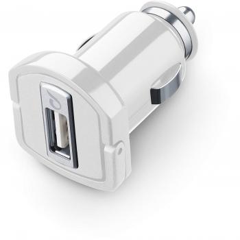 Cellularline MICROCBRUSBIPHW Auto Blanco - Cargador