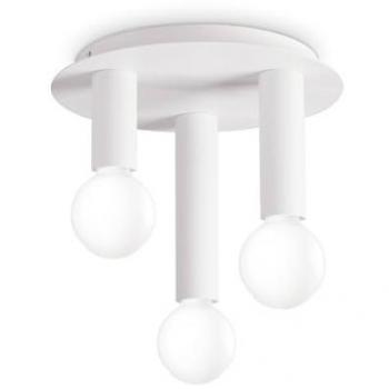 Downlight de Superficie Ideal Lux Petit 3 Luces Blanco E27 42W IP20