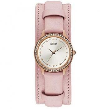 Guess Chelsea Womens Analogue Quartz Watch with Leather Bracelet W1150L3