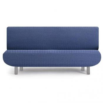 Funda Sofá Eysa Jaz Azul 3 Plazas Clic Clac Bielástica 160 x 100 x 230 cm - Renueva Tu Salón o Dormitorio