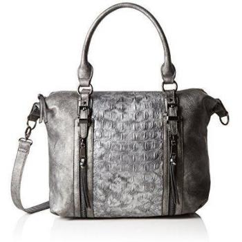 Gabor Ella - Bolso con asas para mujer, color plateado