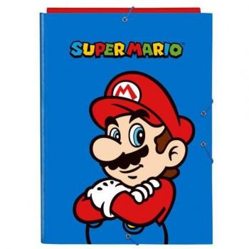 Carpeta Folio 3 Solapas Super Mario 'Play' - Safta
