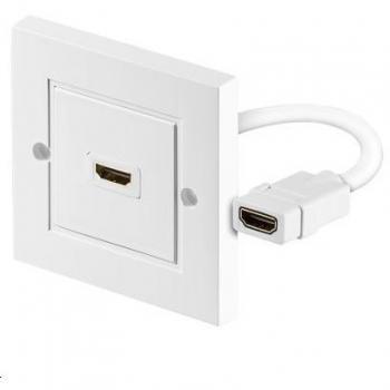 Microconnect - Enchufe de Pared HDMI 1 Puerto Blanco