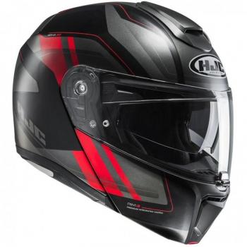 Casco HJC RPHA 90 Tanisk - Negro Rojo - Talla 2XL