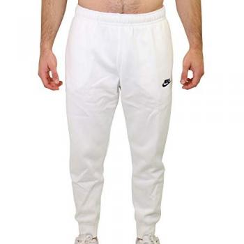 Nike Pantalón de Chándal Foundation para Hombre, Blanco, Talla XS
