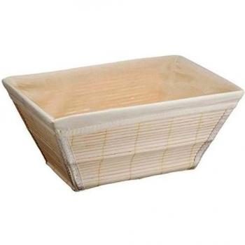 Wenko 21628100 - Cesta bambú L - Cesta de baño, 31 x 14 x 21 cm, color blanco
