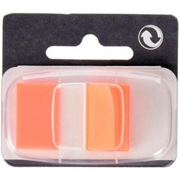 BANDERITAS SEPARADORAS Q-CONNECT NARANJAS DISPENSADORDE 50