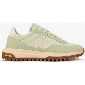 Zapatillas deportivas sostenibles para mujer Ecoalf Feroe verdes con cierre de cordones y refuerzo en talón