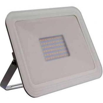 Foco Proyector LED 100W 120lm/W IP65 Slim Cristal Blanco Cálido 3000K para Exterior