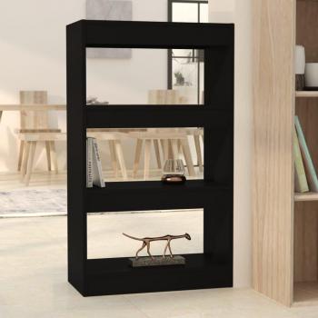 Librería/Partición Negro 60x30x103 cm en Aglomerado