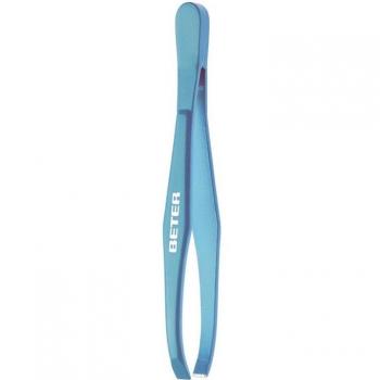 Beter Pinza de Depilar Punta Recta Colores Surtidos 7.5 cm
