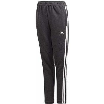 adidas Tiro 19 Cotton Pant Pantalones, Niños, Black Melange/White, 176