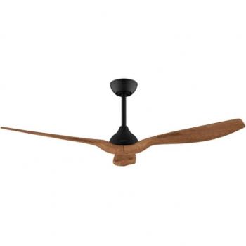 Ventilador de Techo Cecotec Energysilence Aero 5200 BlackWood 52 36W Negro/Madera con Mando a Distancia y 3 Aspas Ø132 cm