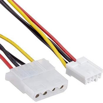 Adaptador Y-Power SATA 15 Pin a Molex 4 Pin + Floppy 3.5 - Delock 65227 (30 cm)