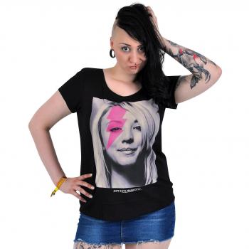 Big Bang Theory - camiseta de Penny con rayo - Soft kitty - mujer - algodón - negra - S