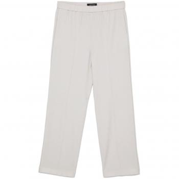 Fabiana Filippi Women's Wool Trousers, Grey, Size 46 (L), Straight Leg