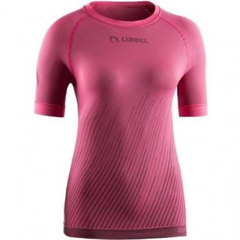 Camiseta de trail Lurbel Samba Lyn de manga corta para mujer en color rosa 2222