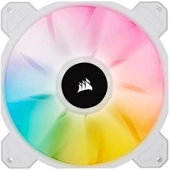 VENTILADOR CAJA ADICIONAL 14X14 CORSAIR SP140 RGB ELITE BLANCO