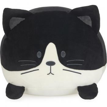 Cojín decorativo molón Kitty Frac Balvi en blanco y negro de poliéster 20x33x30cm