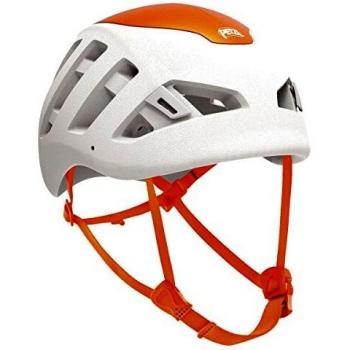 PETZL Sirocco Protección para la Cabeza, Unisex-Adultos, Blanco y Naranja, Talla Media/Grande