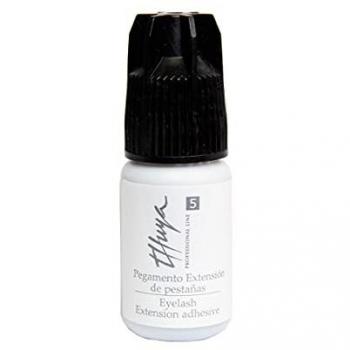 Thuya Pegamento para Extensión de Pestañas 5mL - Adhesivo Duradero para Pestañas Postizas con Fijación Segura y Larga Duración, Nueva fórmula, Negro, Estandar
