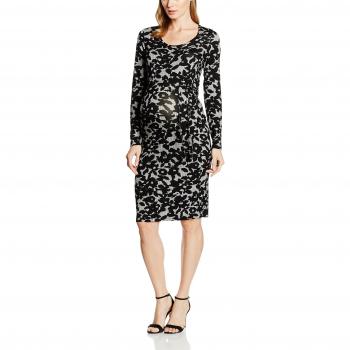 MAMALICIOUS MLSHADY L/S JERSEY DRESS, Vestido Mujer, Blanco