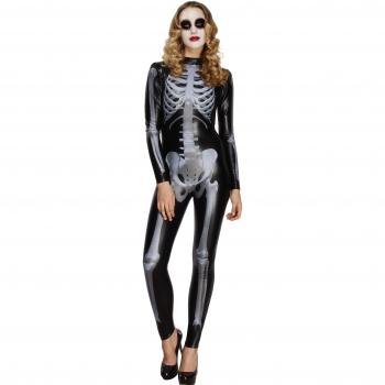 Women's Sexy Skeleton Jumpsuit Costume